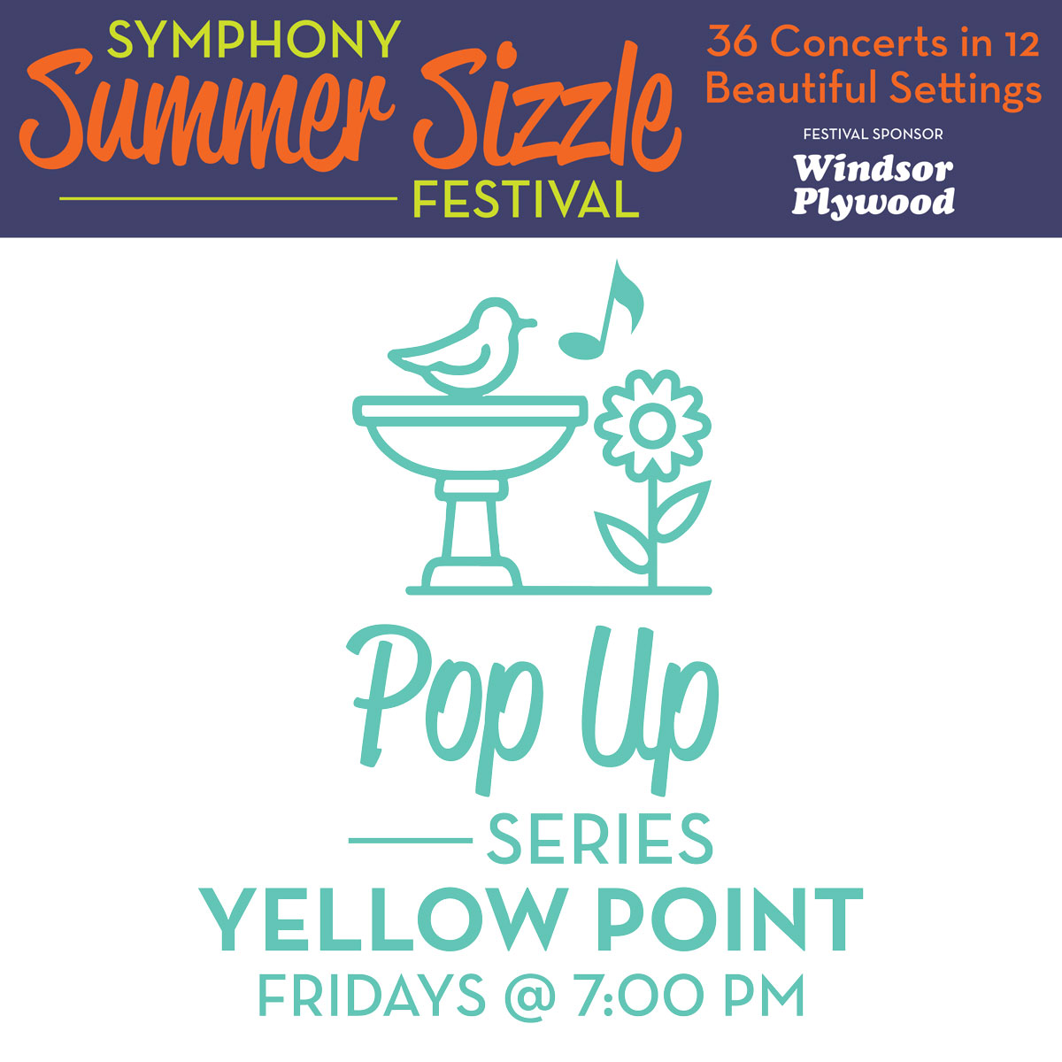 Summer Sizzle 2025 - Pop Up Series Yellow Point - Concert 3